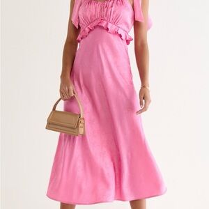 Elegant Pink Women's Dress